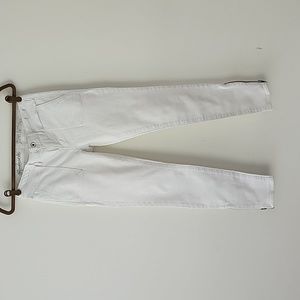 Madewell Skinny Switchyard White Denim Jeans 26 (A1)